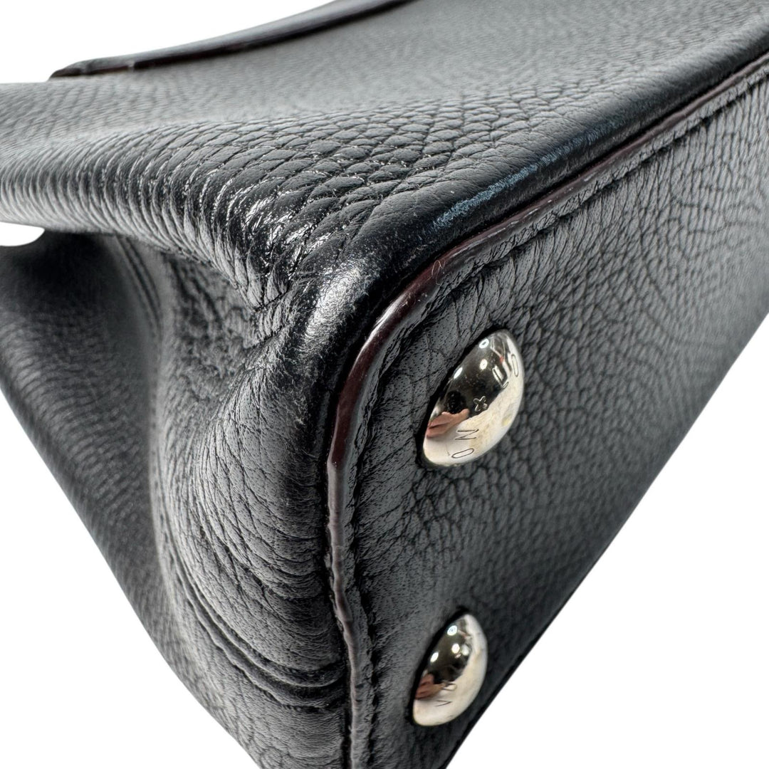 美品 ルイヴィトン LOUIS VUITTON カプシーヌBB M94586 AH2164 2way ショルダーバッグ ハンドバッグ 黒 ブラック 斜めがけ クロスボディ レディース