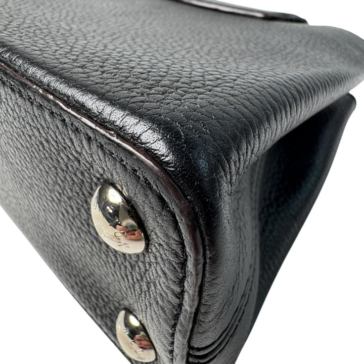 美品 ルイヴィトン LOUIS VUITTON カプシーヌBB M94586 AH2164 2way ショルダーバッグ ハンドバッグ 黒 ブラック 斜めがけ クロスボディ レディース