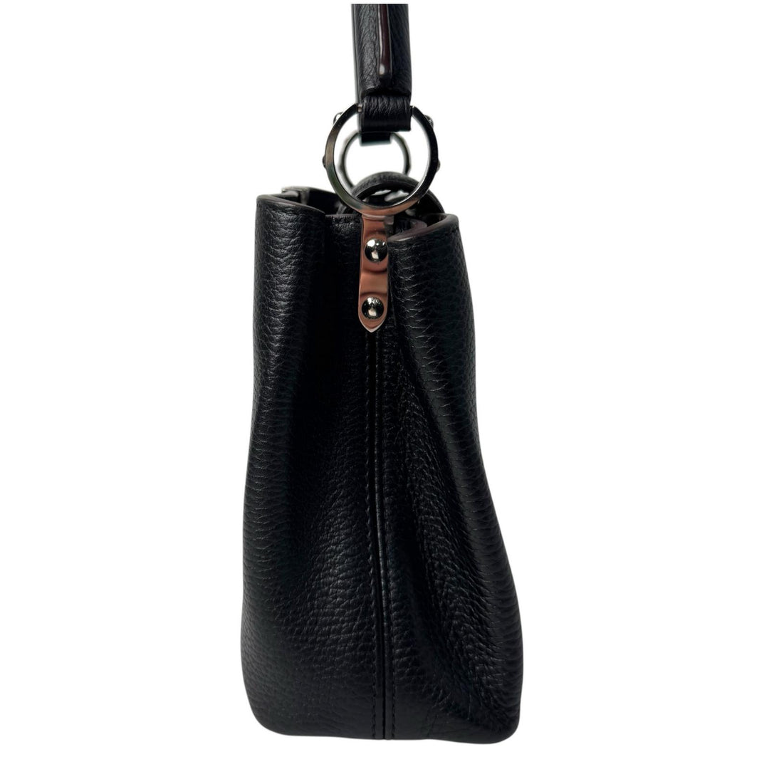 美品 ルイヴィトン LOUIS VUITTON カプシーヌBB M94586 AH2164 2way ショルダーバッグ ハンドバッグ 黒 ブラック 斜めがけ クロスボディ レディース