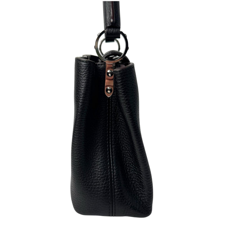 美品 ルイヴィトン LOUIS VUITTON カプシーヌBB M94586 AH2164 2way ショルダーバッグ ハンドバッグ 黒 ブラック 斜めがけ クロスボディ レディース