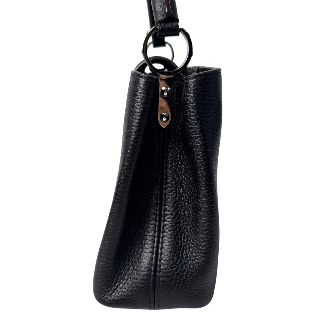 美品 ルイヴィトン LOUIS VUITTON カプシーヌBB M94586 AH2164 2way ショルダーバッグ ハンドバッグ 黒 ブラック 斜めがけ クロスボディ レディース
