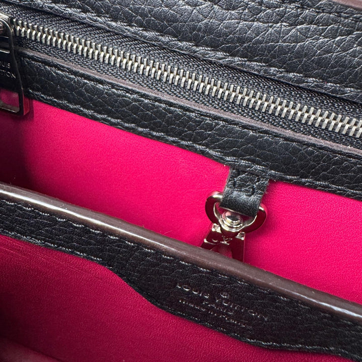 美品 ルイヴィトン LOUIS VUITTON カプシーヌBB M94586 AH2164 2way ショルダーバッグ ハンドバッグ 黒 ブラック 斜めがけ クロスボディ レディース