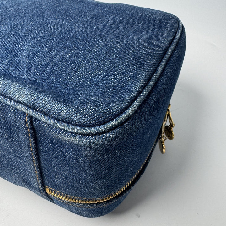 シャネル CHANEL デニム バニティバッグ 2way ショルダーバッグ 4番台 斜めがけ クロスボディ レディース