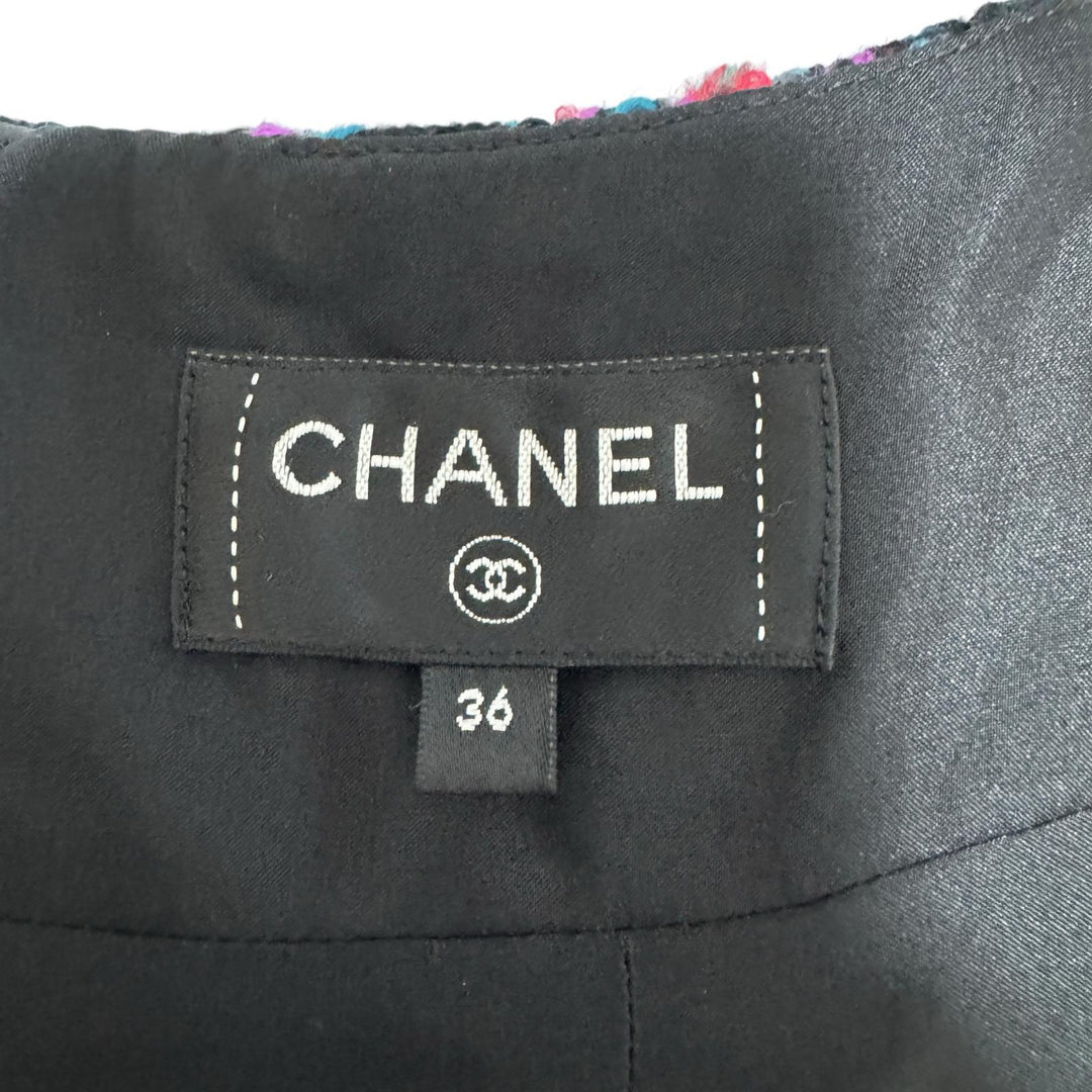 シャネル CHANEL ココマーク ボタン ツイード スカート P73672 V65123 #36 レディース