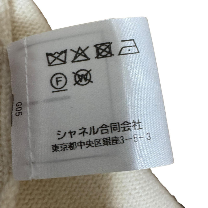 未使用 シャネル CHANEL チェーンポート カシミヤ ニット ワンピース P62956 #36 レディース
