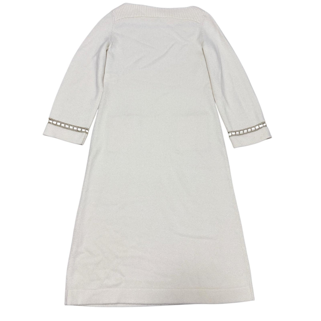 未使用 シャネル CHANEL チェーンポート カシミヤ ニット ワンピース P62956 #36 レディース