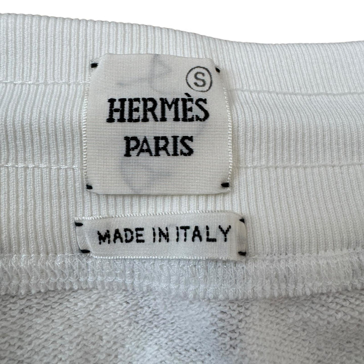 美品 エルメス HERMES シェーヌダンクル コットン ミニスカート サイズ38 レディース