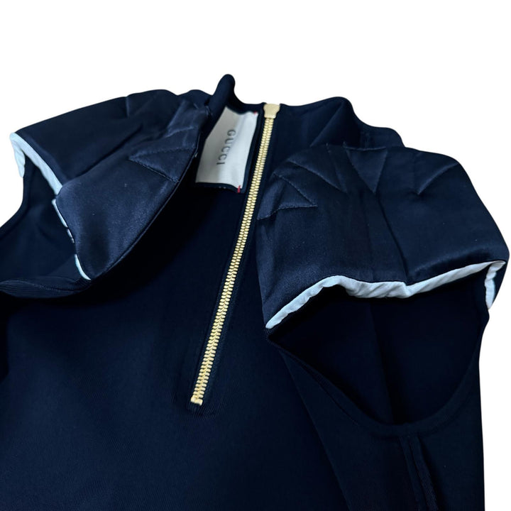 美品 グッチ GUCCI ビスコースリブステッチ ワンピース 678172 フォーマル #S レディース