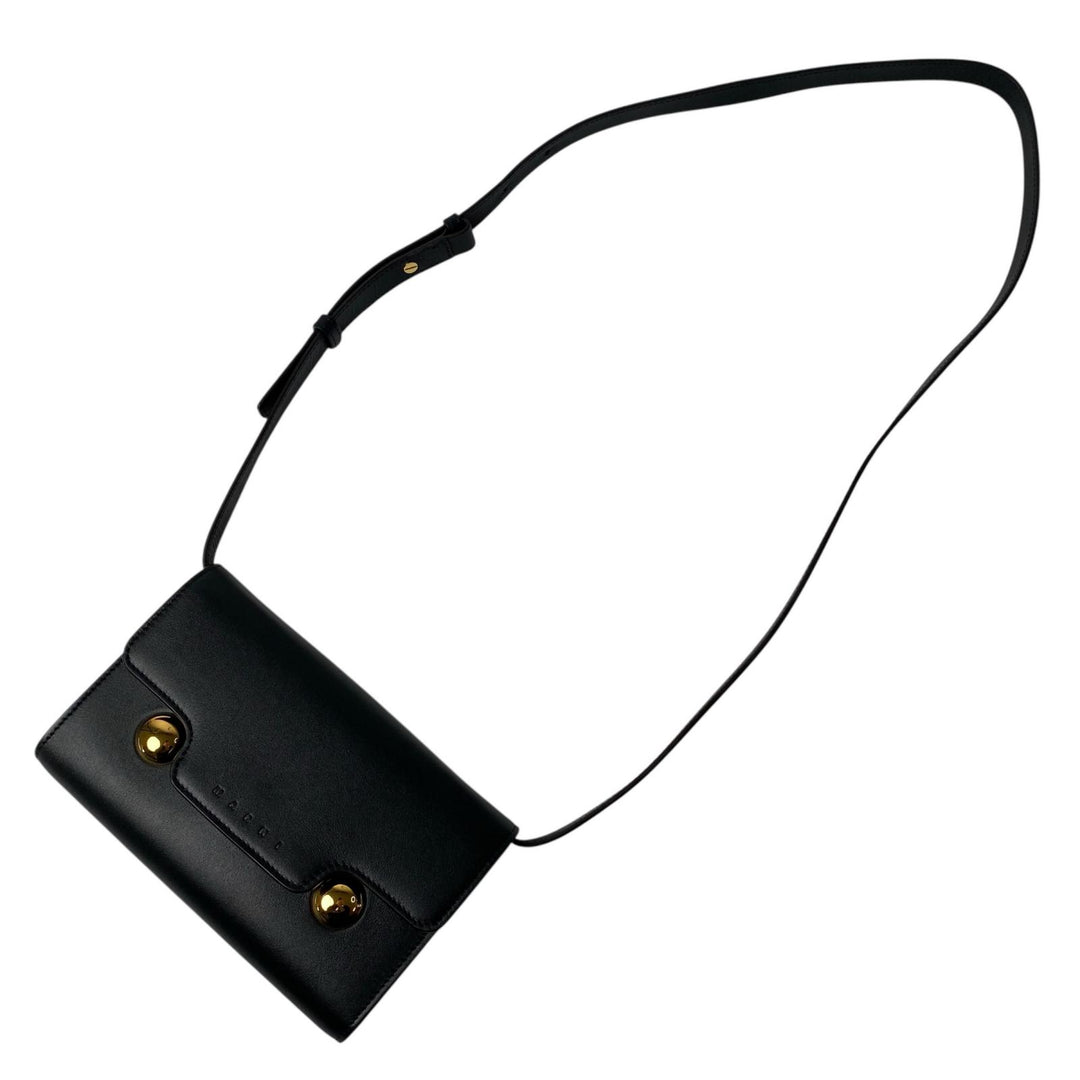 新品同様 マルニ MARNI トランカルー ショルダーバッグ ブラック 斜めがけ クロスボディ レディース