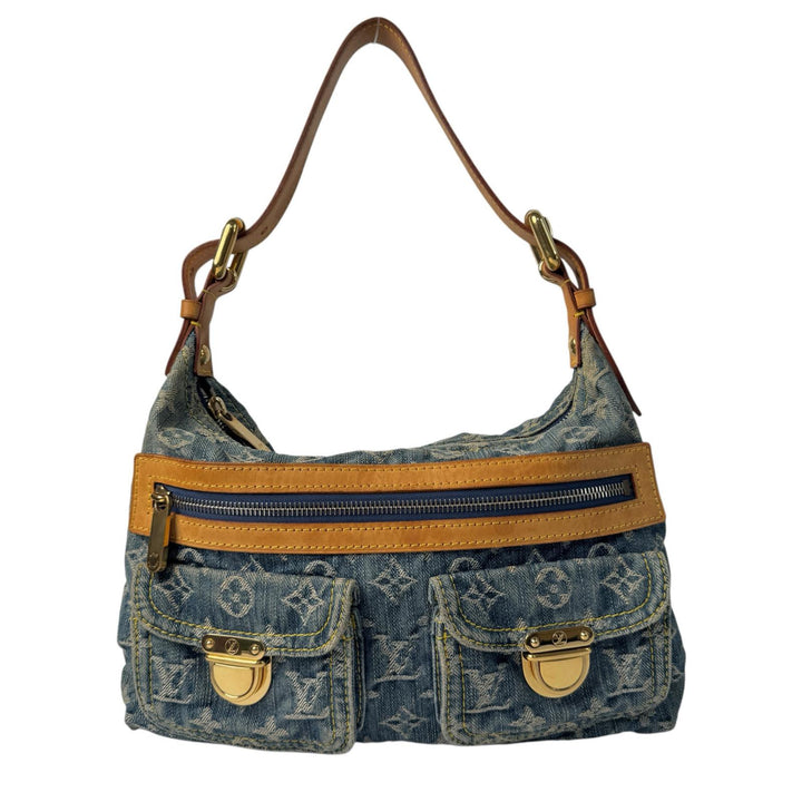 ルイヴィトン LOUIS VUITTON モノグラム デニム バギーPM ショルダーバッグ ハンドバッグ M95049 TH0066 レディース