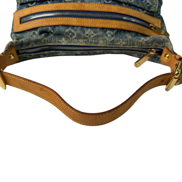 ルイヴィトン LOUIS VUITTON モノグラム デニム バギーPM ショルダーバッグ ハンドバッグ M95049 TH0066 レディース