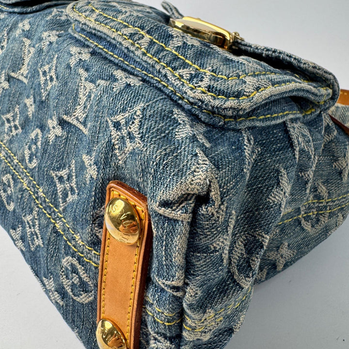 ルイヴィトン LOUIS VUITTON モノグラム デニム バギーPM ショルダーバッグ ハンドバッグ M95049 TH0066 レディース