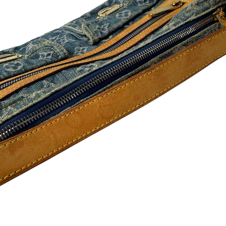 ルイヴィトン LOUIS VUITTON モノグラム デニム バギーPM ショルダーバッグ ハンドバッグ M95049 TH0066 レディース