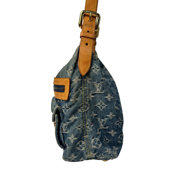 ルイヴィトン LOUIS VUITTON モノグラム デニム バギーPM ショルダーバッグ ハンドバッグ M95049 TH0066 レディース
