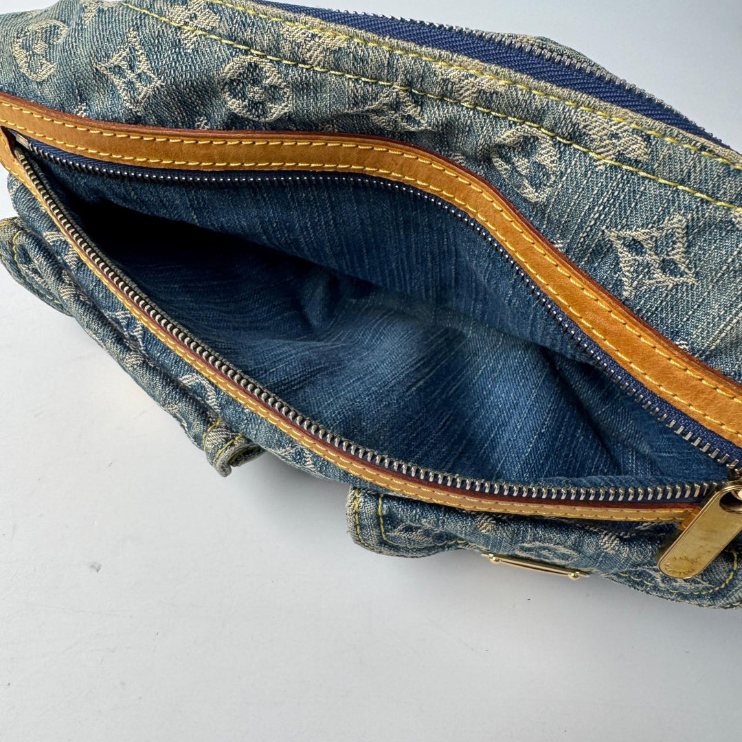 ルイヴィトン LOUIS VUITTON モノグラム デニム バギーPM ショルダーバッグ ハンドバッグ M95049 TH0066 レディース