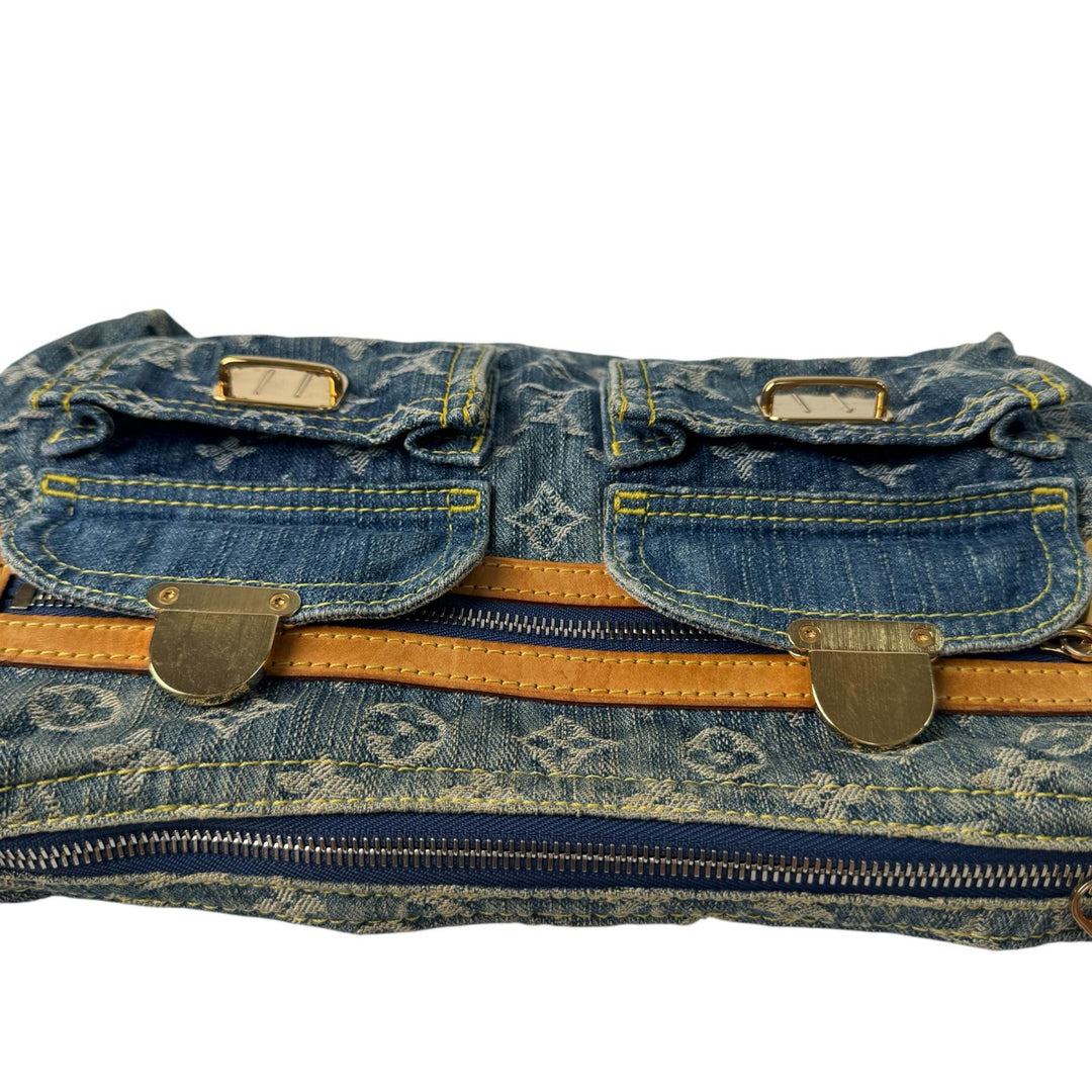 ルイヴィトン LOUIS VUITTON モノグラム デニム バギーPM ショルダーバッグ ハンドバッグ M95049 TH0066 レディース