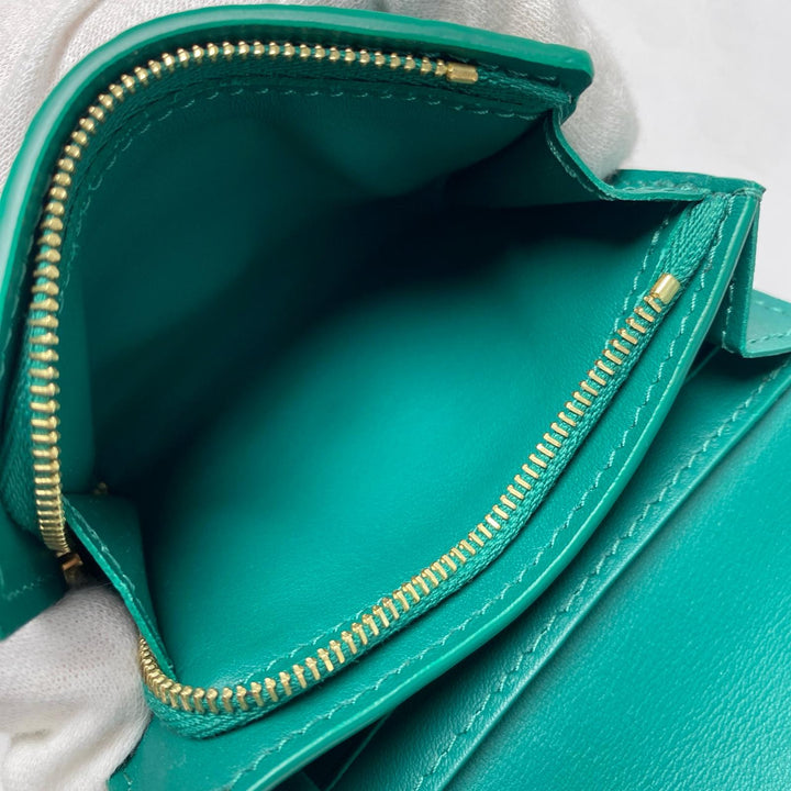 美品 ルイ ヴィトン LOUIS VUITTON ポルトフォイユ カプシーヌ タイニー コンパクトウォレット M12407 IC レディース