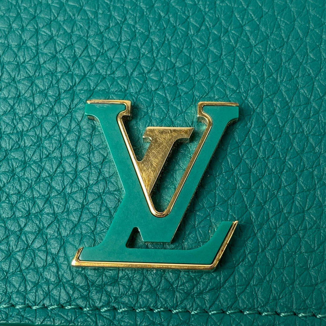 美品 ルイ ヴィトン LOUIS VUITTON ポルトフォイユ カプシーヌ タイニー コンパクトウォレット M12407 IC レディース