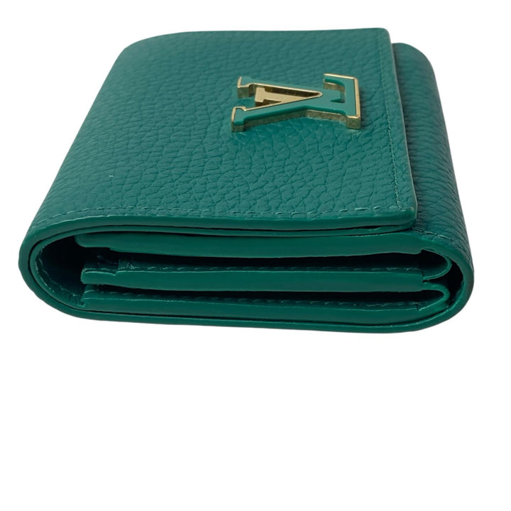 美品 ルイ ヴィトン LOUIS VUITTON ポルトフォイユ カプシーヌ タイニー コンパクトウォレット M12407 IC レディース