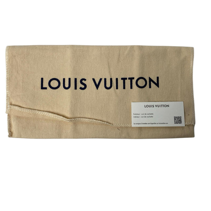 美品 ルイ ヴィトン LOUIS VUITTON ポルトフォイユブラザ モノグラム バンダナブルー IC M81405 メンズ