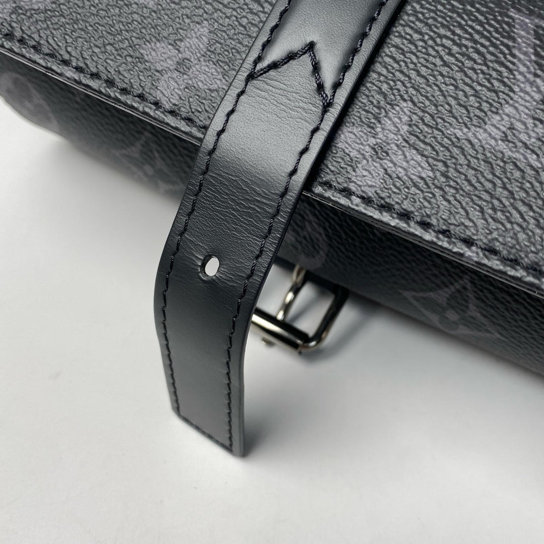 新品同様 ヴィトン LOUIS VUITTON エテュイ 3 モントル モノグラムエクリプス ウォッチケース M43385 IC メンズ