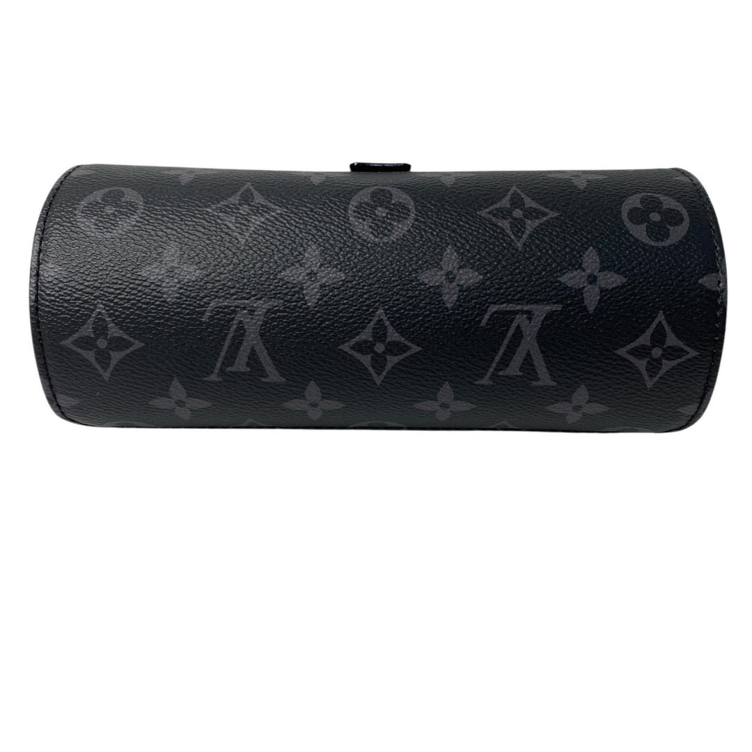 新品同様 ヴィトン LOUIS VUITTON エテュイ 3 モントル モノグラムエクリプス ウォッチケース M43385 IC メンズ
