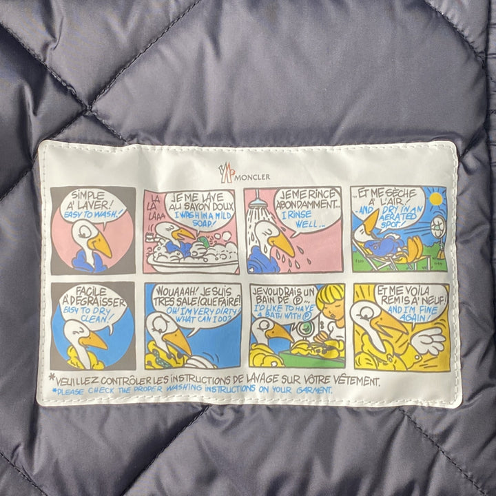 美品 モンクレール MONCLER メンズ ダウンジャケット JOVET GIUBBTTO ネイビー