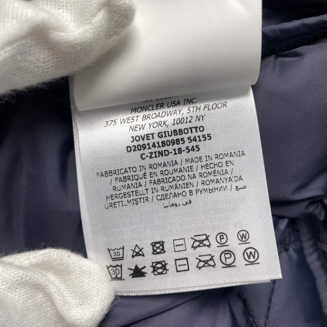 美品 モンクレール MONCLER メンズ ダウンジャケット JOVET GIUBBTTO ネイビー