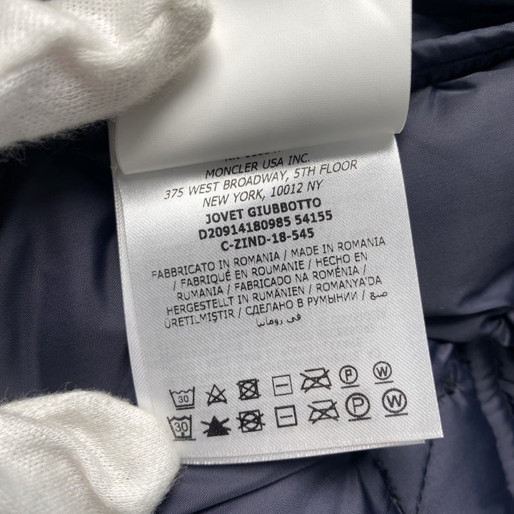 美品 モンクレール MONCLER メンズ ダウンジャケット JOVET GIUBBTTO ネイビー