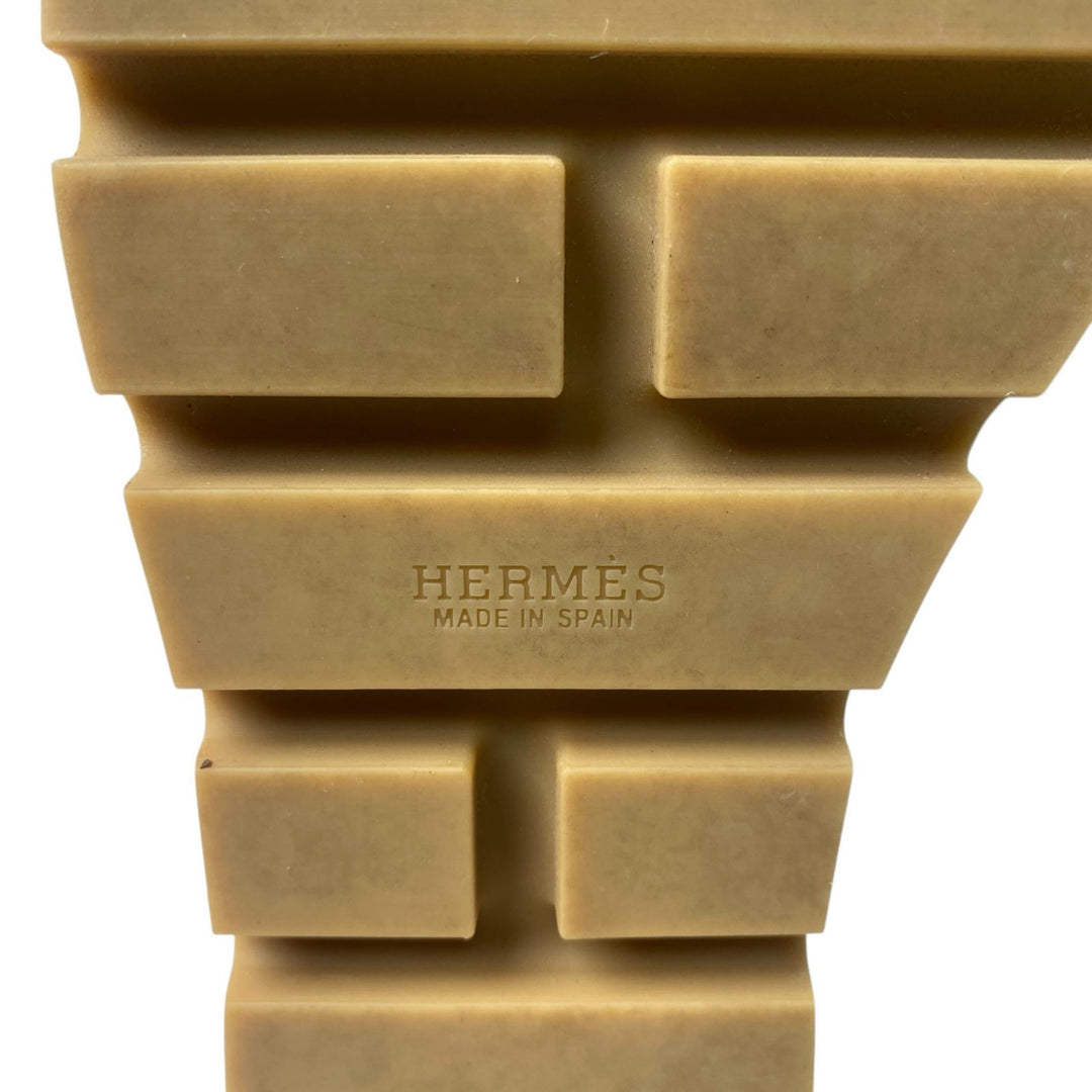 美品 エルメス HERMES エズ 30 サンダル 厚底 ブラック 黒 #37 レディース