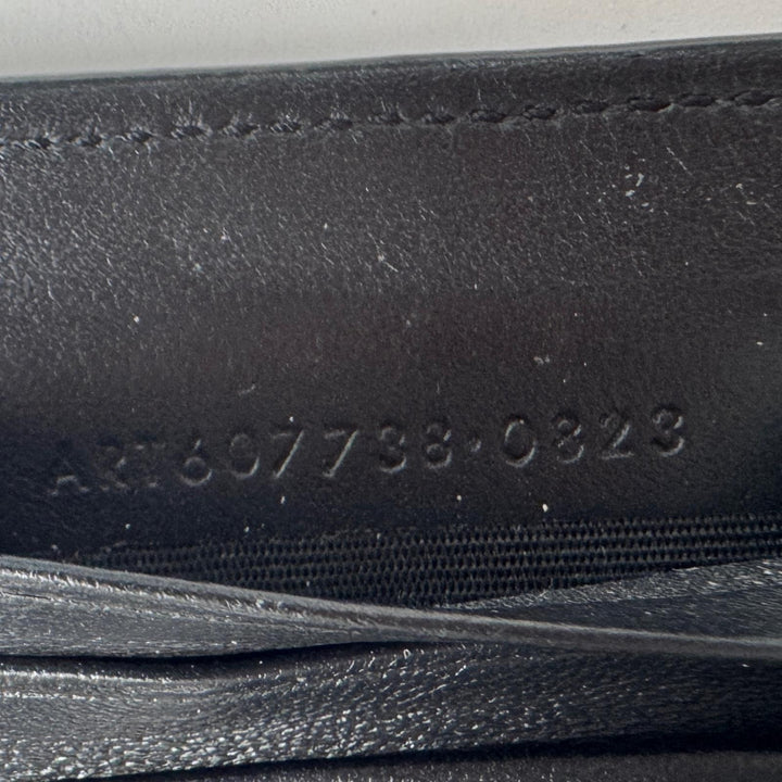 イヴサンローラン Yves Saint Laurent マネークリップ 二つ折り財布 札入れ YSL メンズ　型押しクロコ