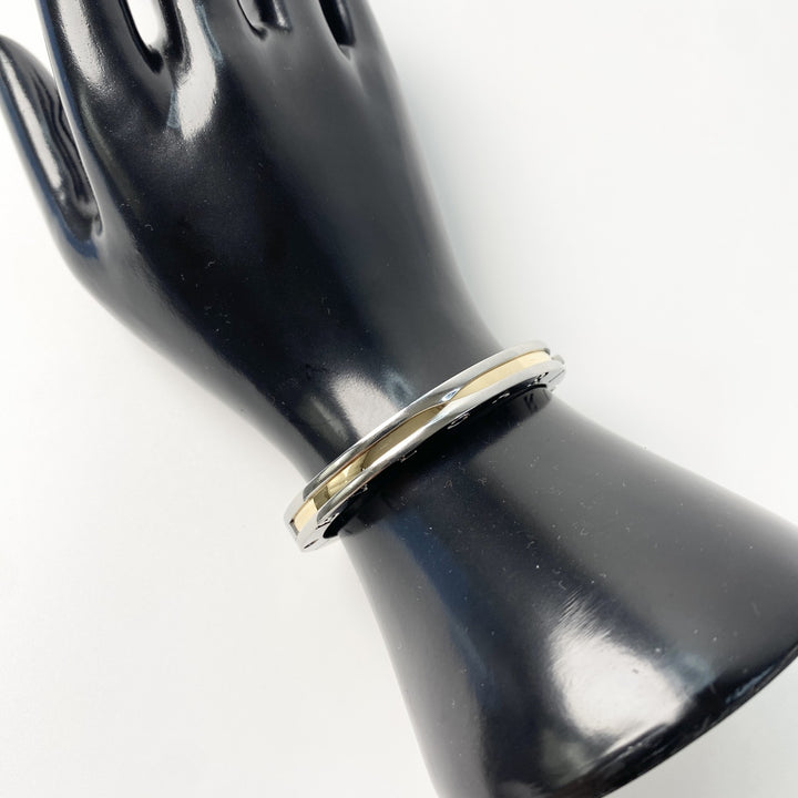 BVLGARI ブルガリ レディース ブレスレット バングル ビーゼロワン B-ZERO1 SS×750YG