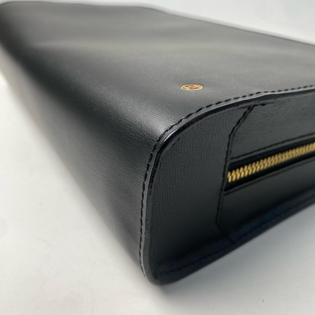 美品 カルティエ Cartier クラッチバッグ ブラック メンズ