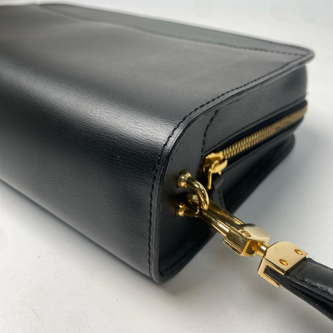 美品 カルティエ Cartier クラッチバッグ ブラック メンズ