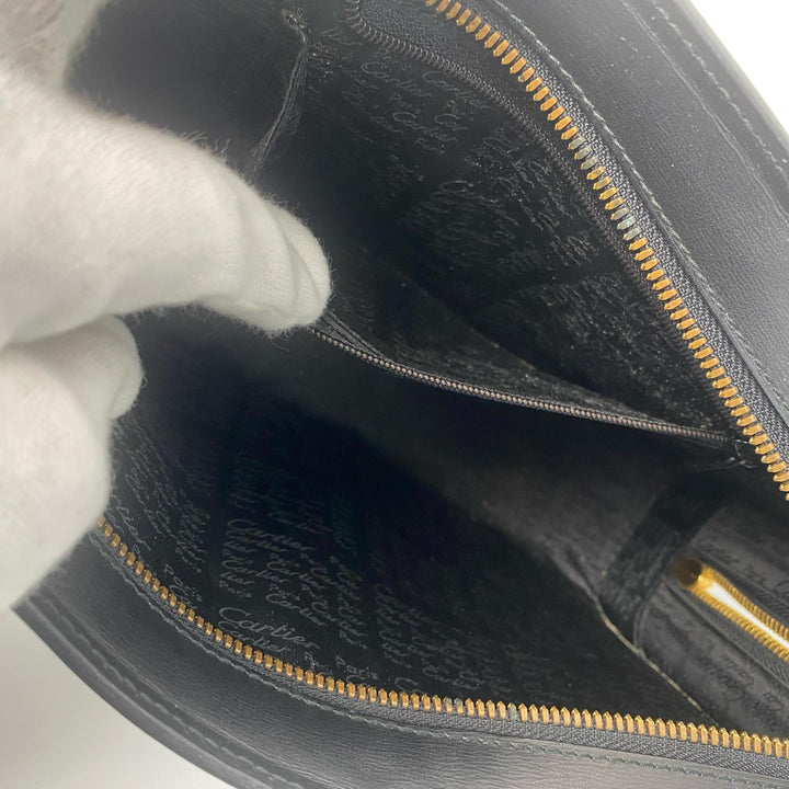 美品 カルティエ Cartier クラッチバッグ ブラック メンズ