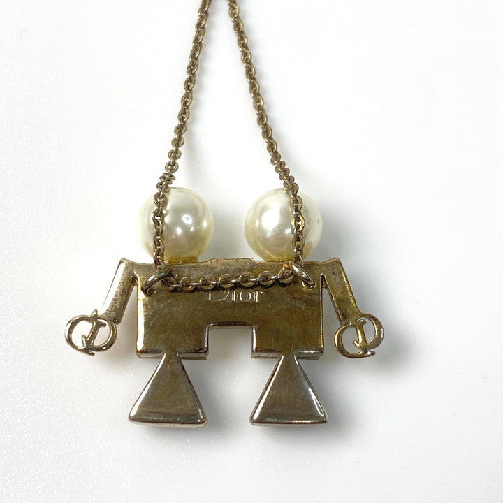 ディオール TELL ME DIOR レディース 双子座 ネックレス フェイクパール