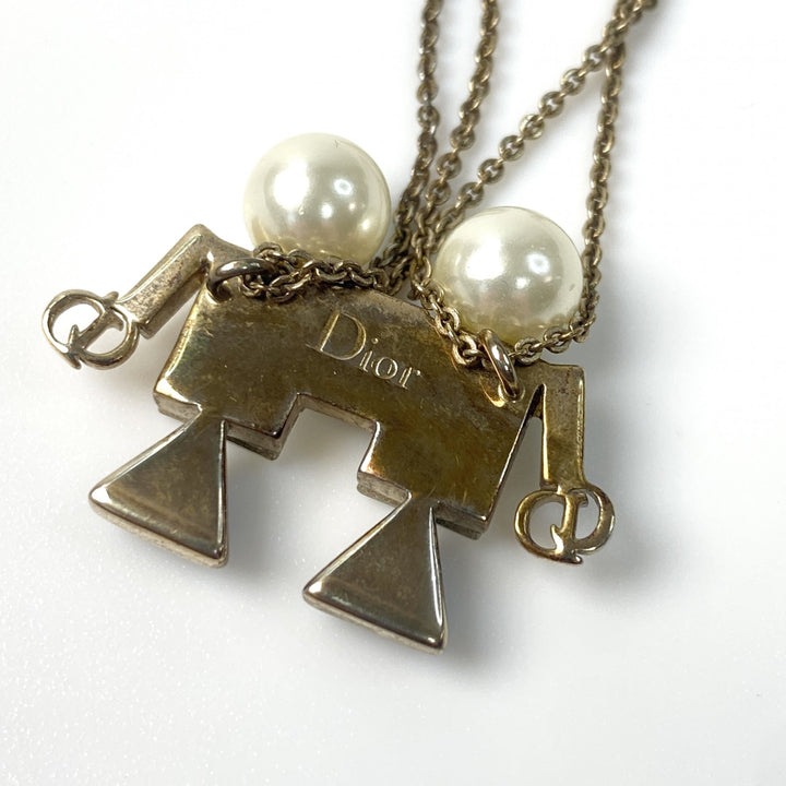 ディオール TELL ME DIOR レディース 双子座 ネックレス フェイクパール