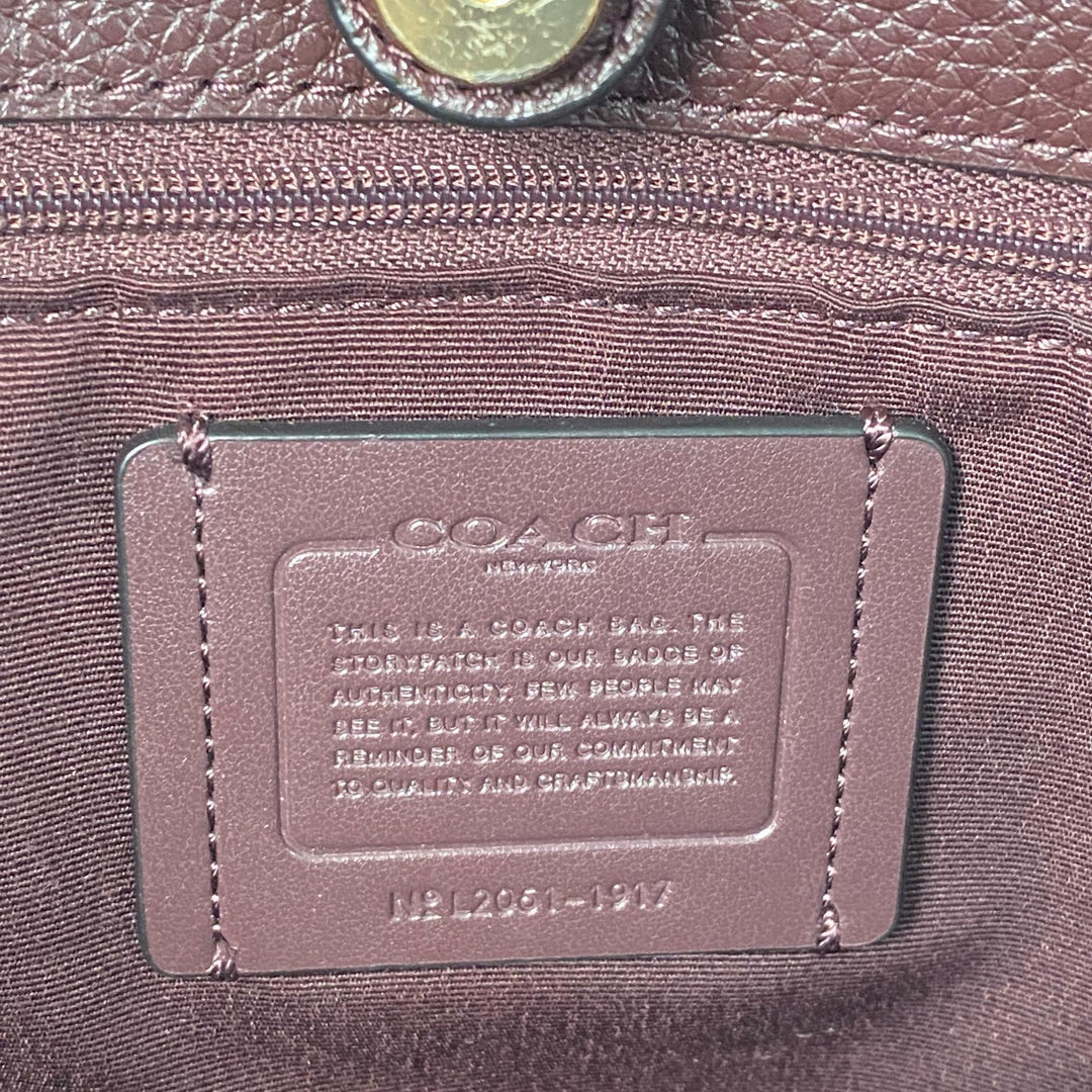 美品 コーチ COACH デンプシー トートバッグ シグネチャー 1917 肩がけ レディース