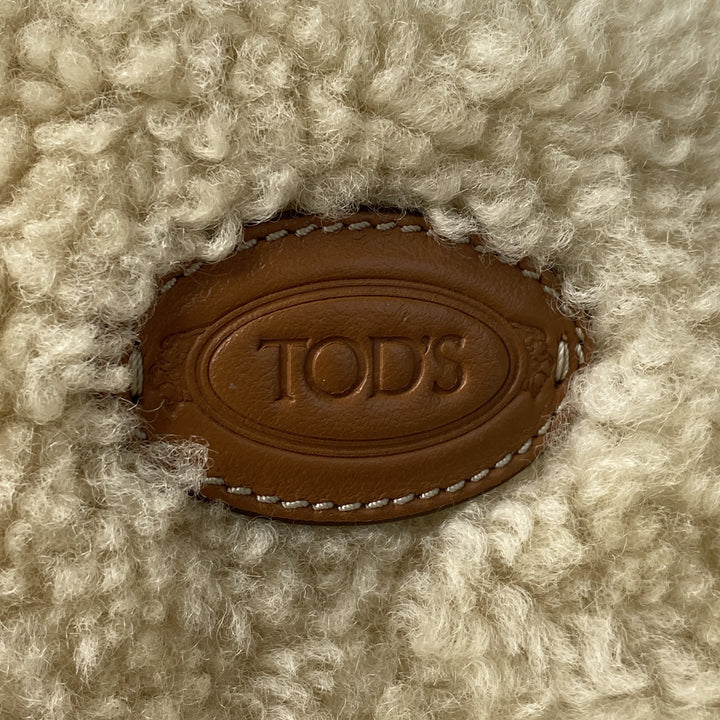 トッズ TOD's レディース ショッピングバッグ トートバッグ ショルダーバッグ 2way ムートン