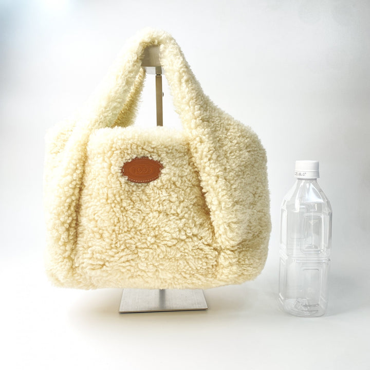 トッズ TOD's レディース ショッピングバッグ トートバッグ ショルダーバッグ 2way ムートン