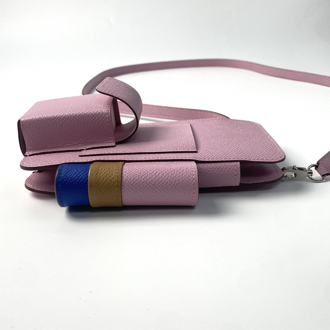 美品 エルメス HERMES レディース ウェイ フォンケース ショルダーバッグ U刻印 斜めがけ クロスボディ