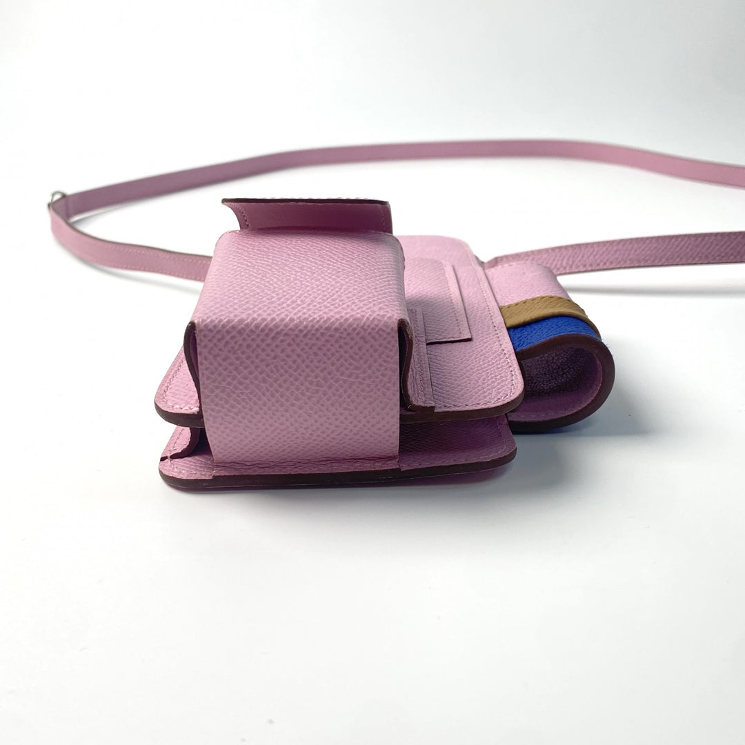 美品 エルメス HERMES レディース ウェイ フォンケース ショルダーバッグ U刻印 斜めがけ クロスボディ