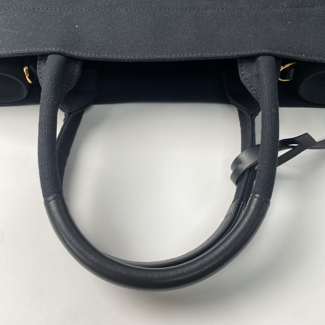 未使用 ヴェルサーチェ ヴェルサーチ VERSACE レディース スタッズロゴ 2way トートバッグ ショルダーバッグ 1A10397