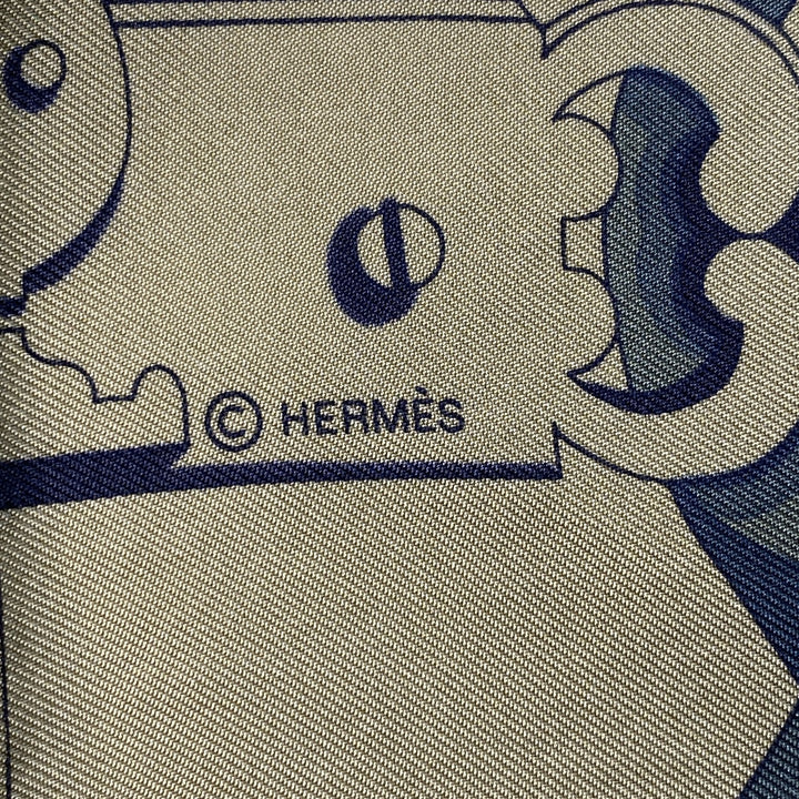 エルメス HERMES レディース カレ80 フェロヌリー・プラン・ソレイユ