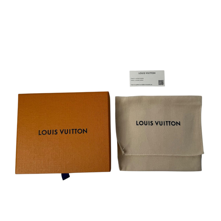 新品同様 ルイヴィトン LOUIS VUITTON モノグラム アンプラント ポルトフォイユクレア 折り財布 M80151 IC メンズ レディース