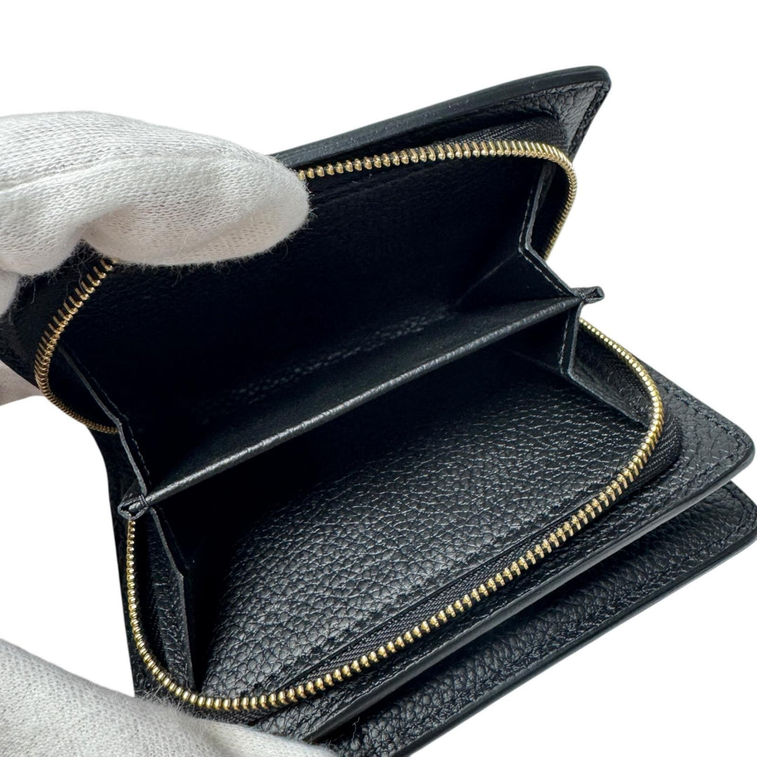 新品同様 ルイヴィトン LOUIS VUITTON モノグラム アンプラント ポルトフォイユクレア 折り財布 M80151 IC メンズ レディース