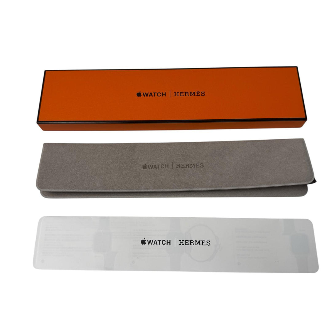 美品 エルメス HERMES アップルウォッチバンド 44㎜ Y刻印 ネイビー