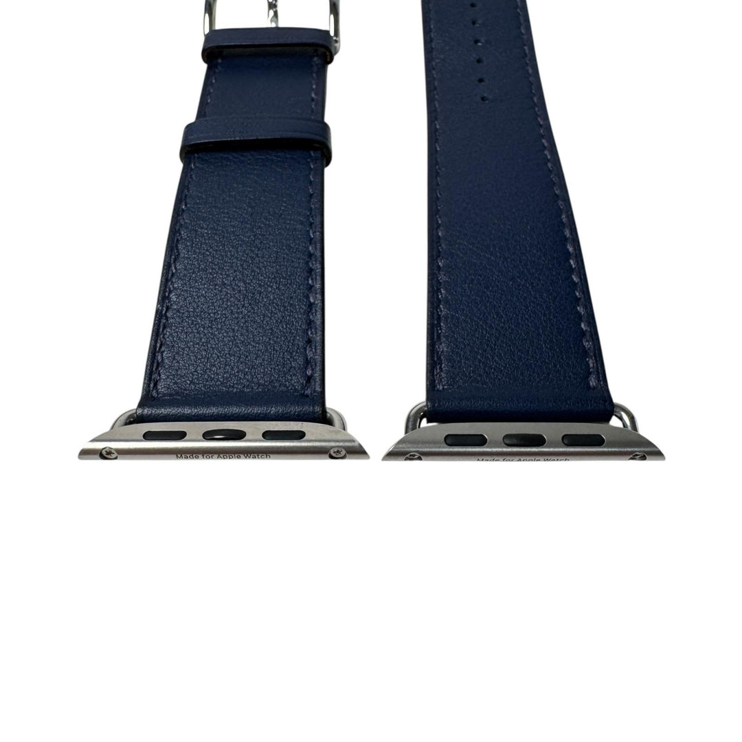美品 エルメス HERMES アップルウォッチバンド 44㎜ Y刻印 ネイビー