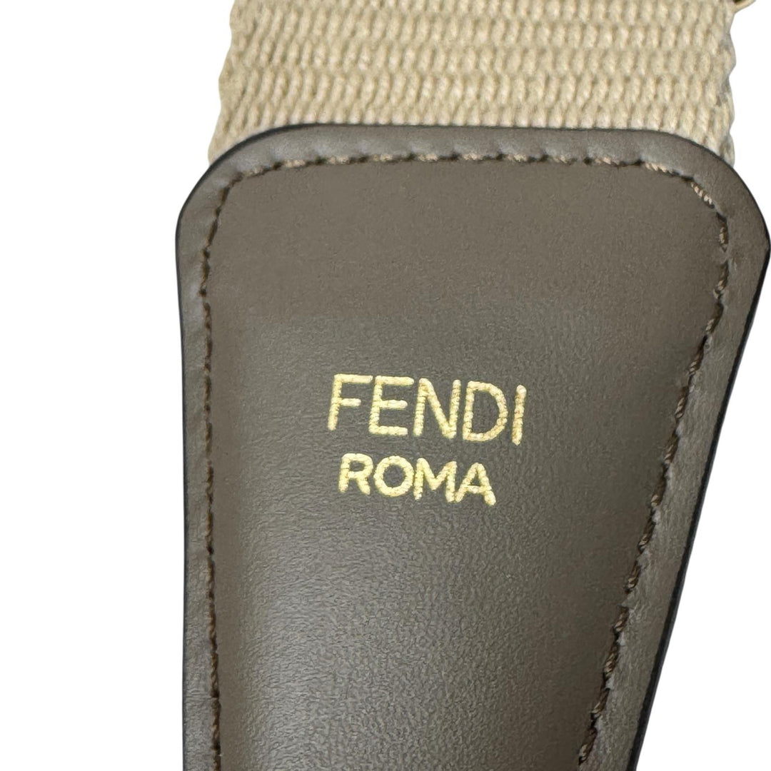 フェンディ FENDI FFロゴ キャンバス ショルダーストラップ レディース