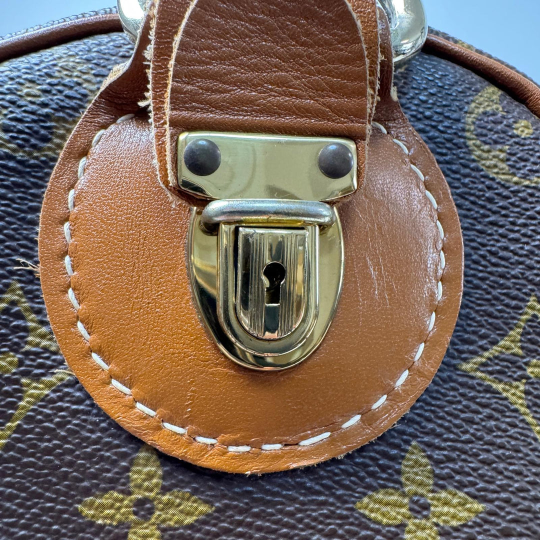 激レア ルイヴィトン LOUIS VUITTON モノグラム ヴィンテージ ボストンバッグ USA製 斜めがけ クロスボディ レディース